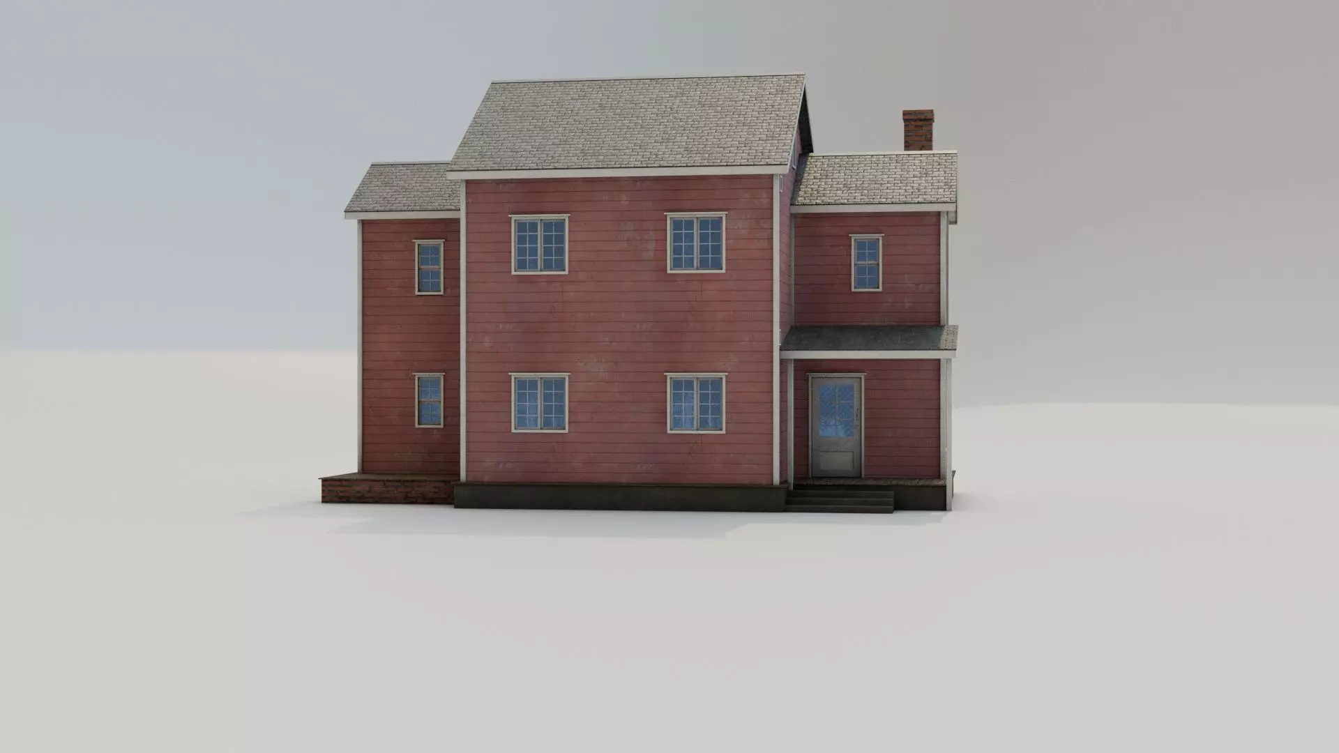Suburb House Collection 24 high quality town houses 3D model_35