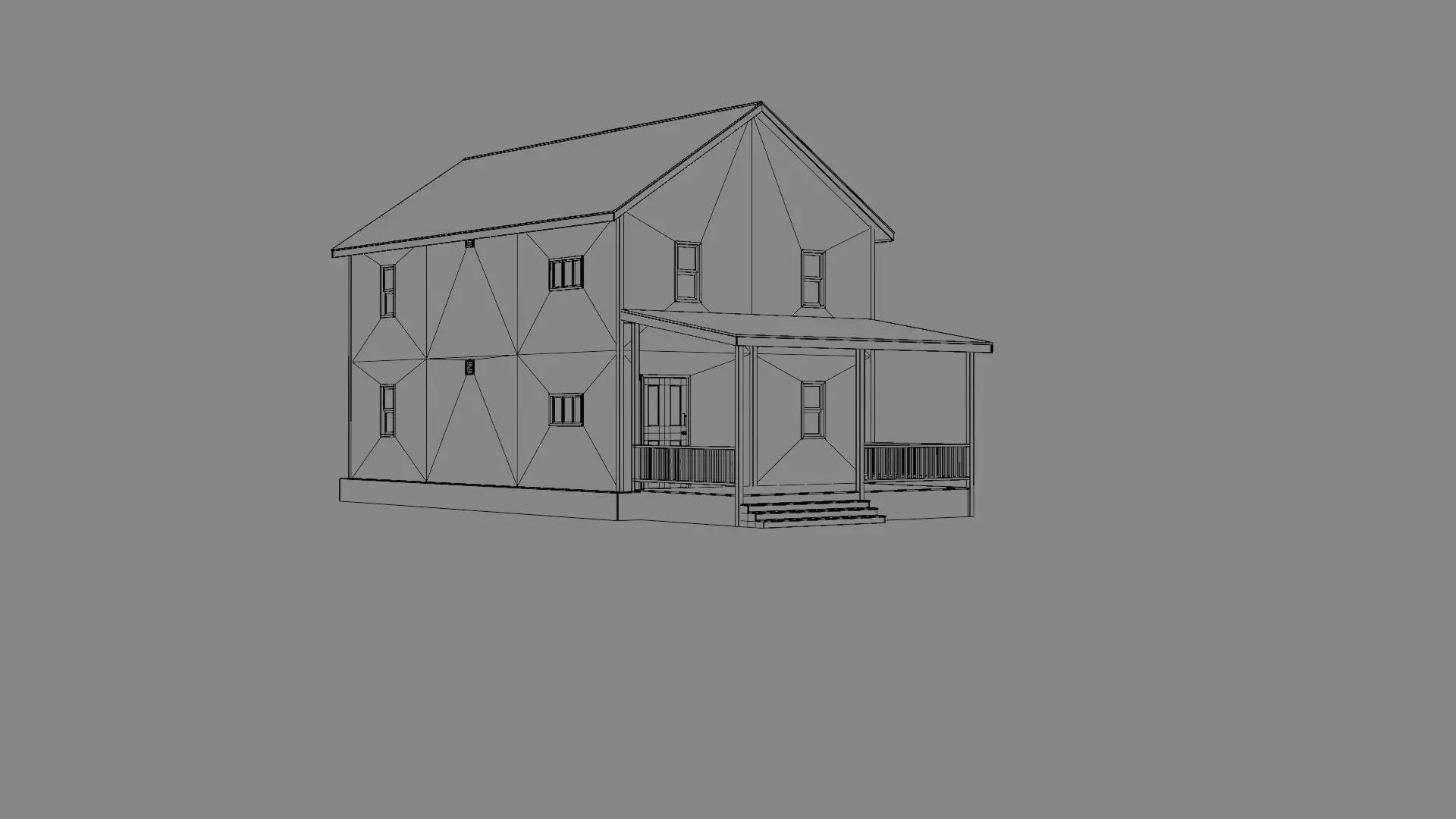 Suburb House Collection 24 high quality town houses 3D model_16