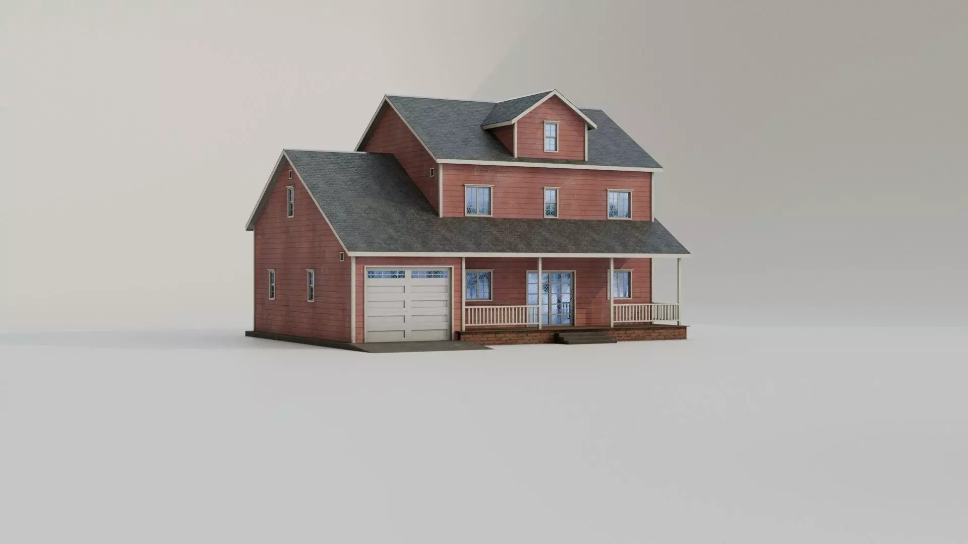 Suburb House Collection 24 high quality town houses 3D model_68