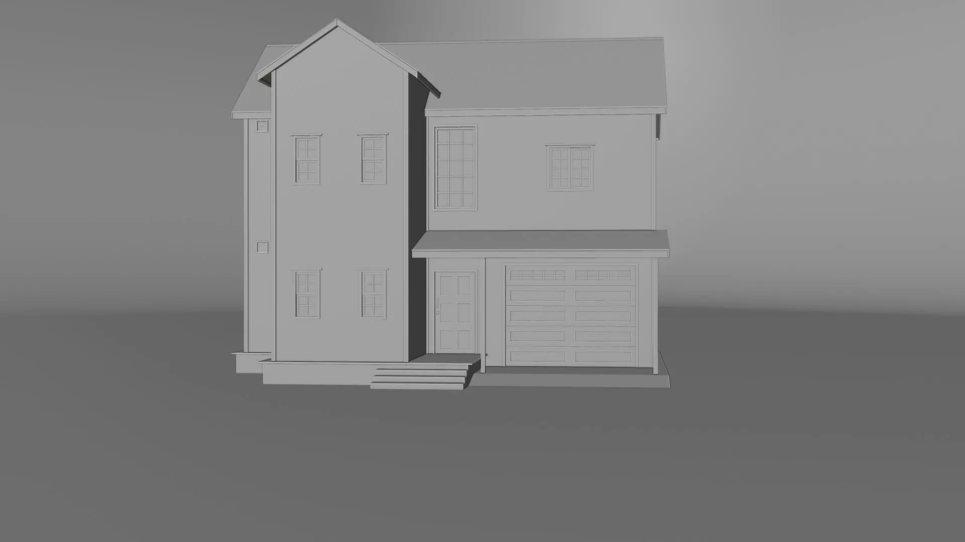 Suburb House Collection 24 high quality town houses 3D model_66