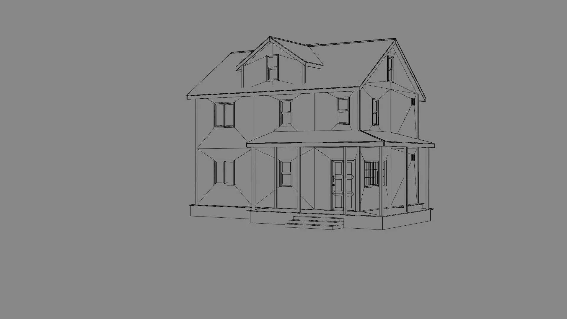 Suburb House Collection 24 high quality town houses 3D model_31