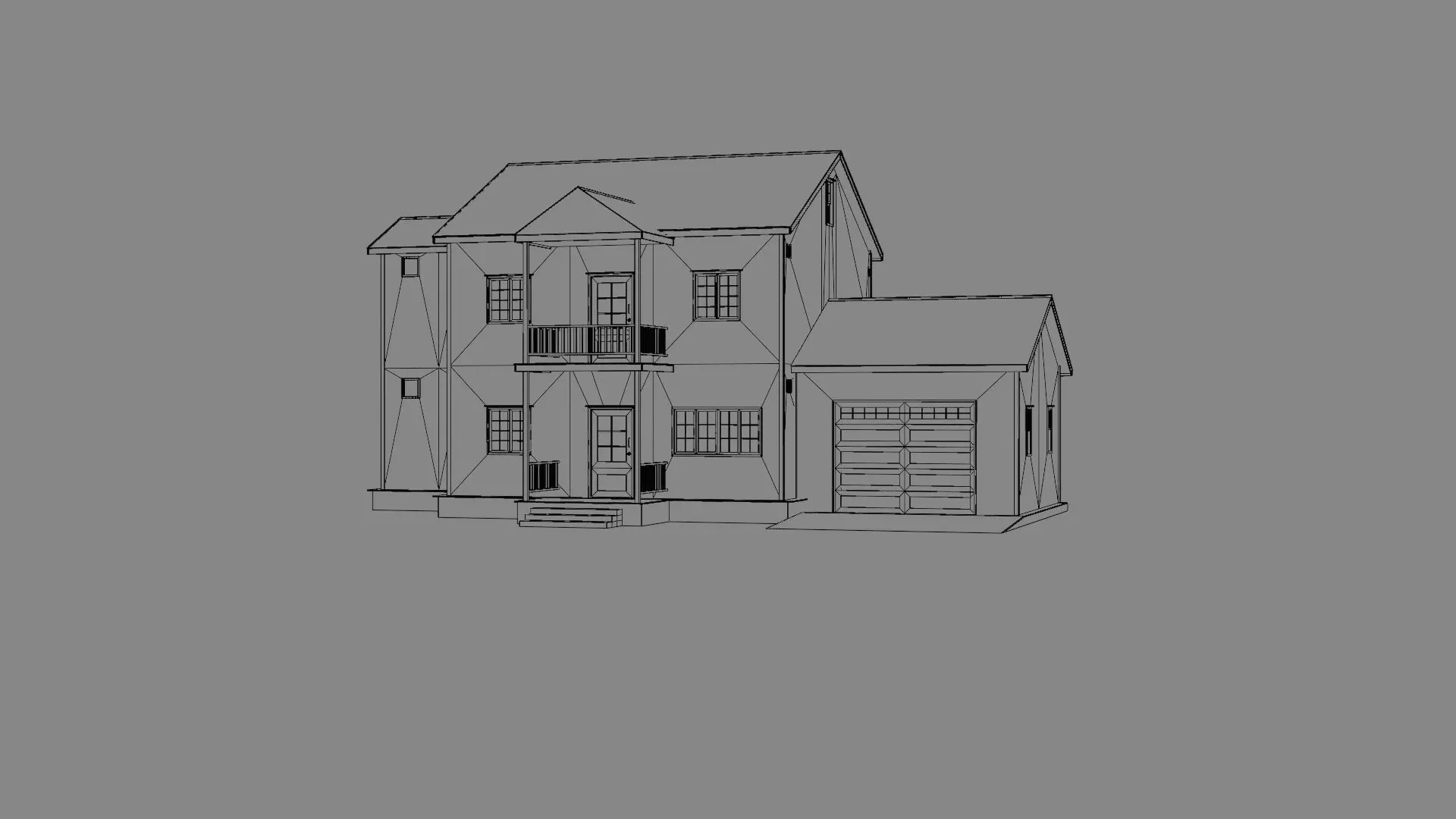 Suburb House Collection 24 high quality town houses 3D model_58