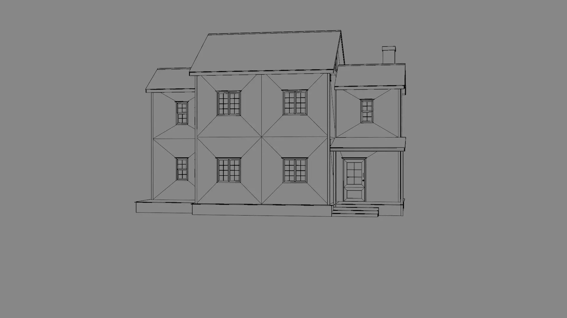 Suburb House Collection 24 high quality town houses 3D model_37