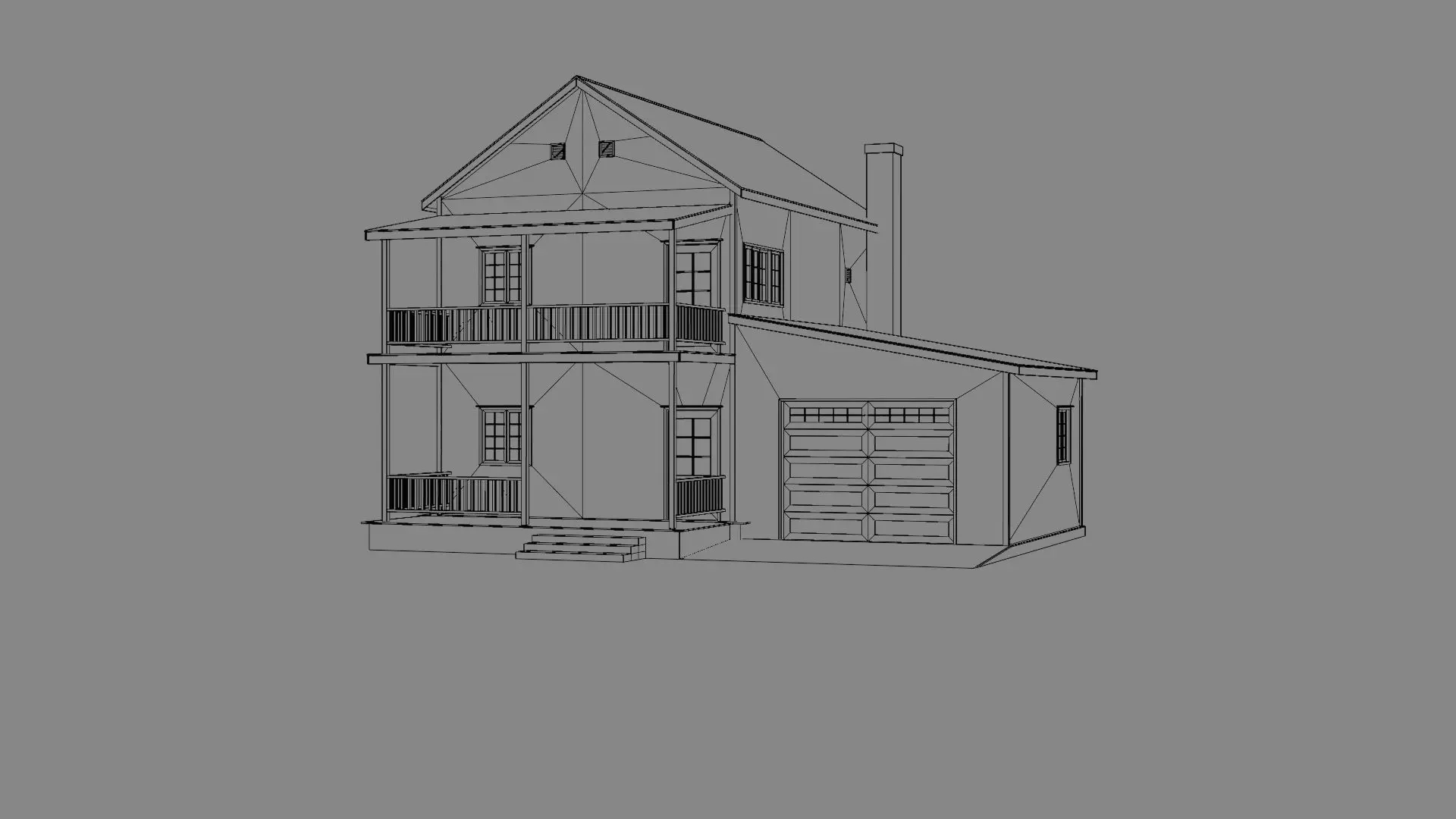 Suburb House Collection 24 high quality town houses 3D model_49