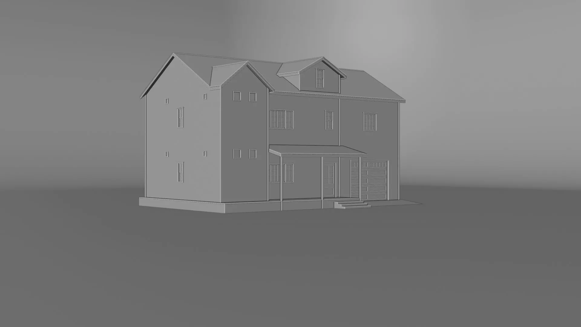 Suburb House Collection 24 high quality town houses 3D model_45