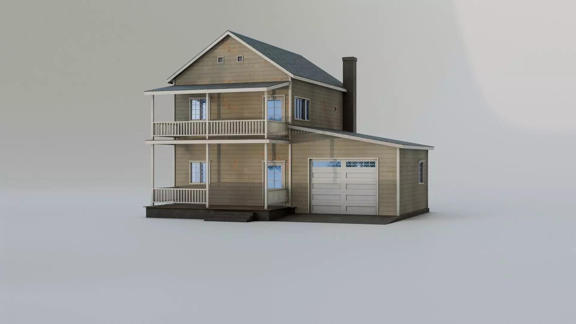 Suburb House Collection 24 high quality town houses 3D model_47