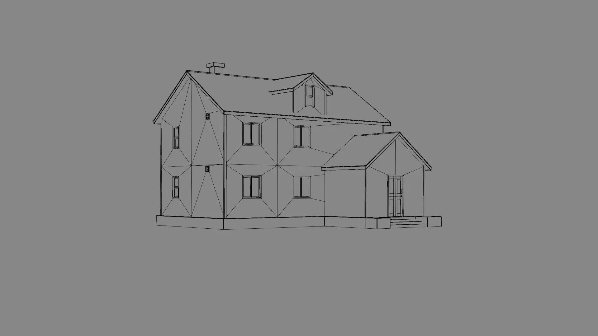 Suburb House Collection 24 high quality town houses 3D model_7