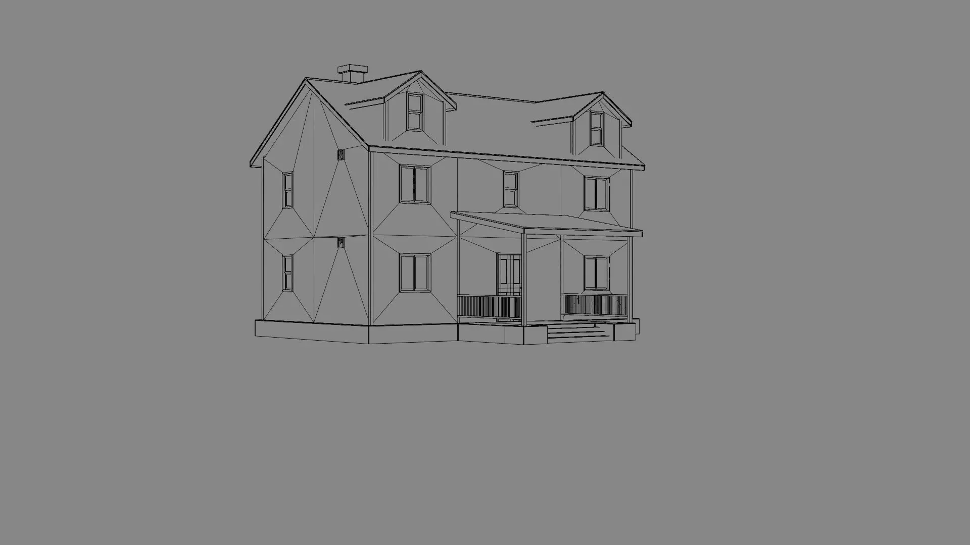 Suburb House Collection 24 high quality town houses 3D model_10