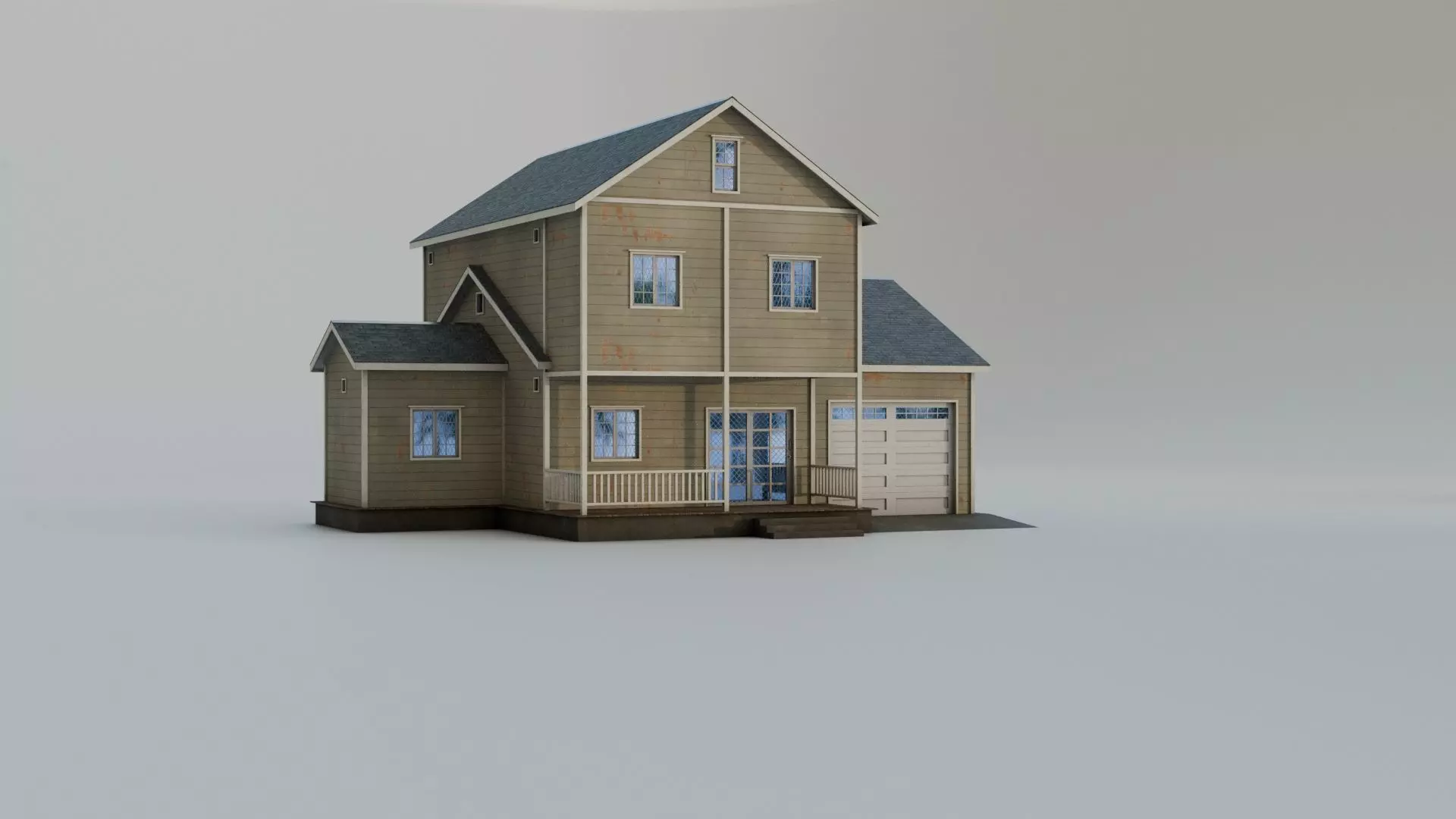 Suburb House Collection 24 high quality town houses 3D model_71