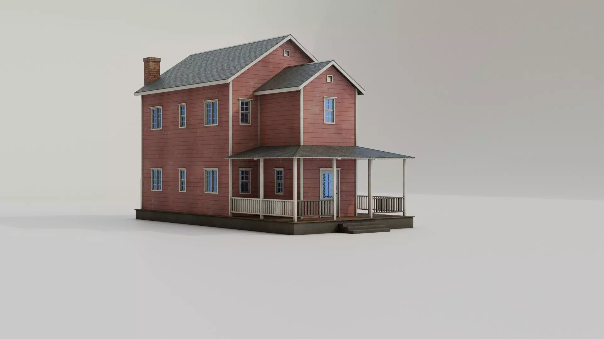 Suburb House Collection 24 high quality town houses 3D model_38