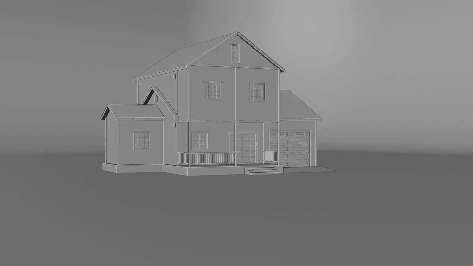 Suburb House Collection 24 high quality town houses 3D model_72