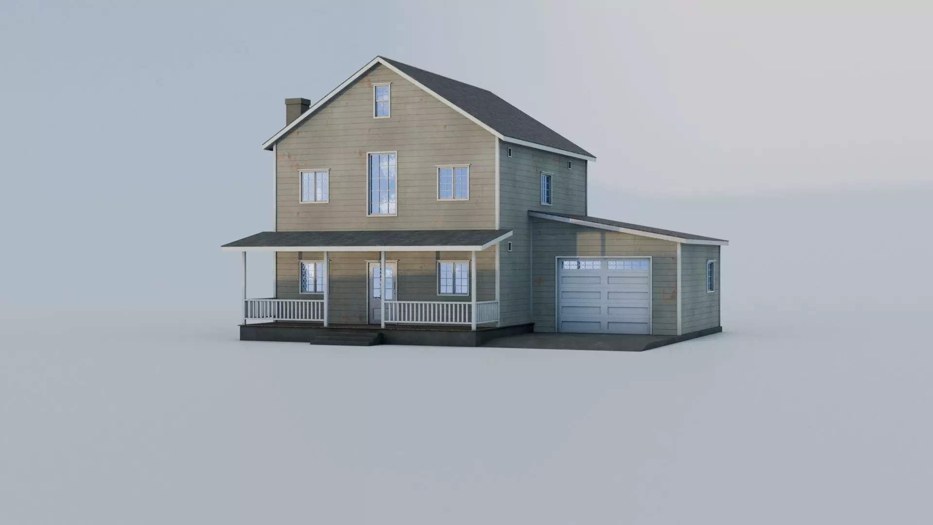 Suburb House Collection 24 high quality town houses 3D model_41