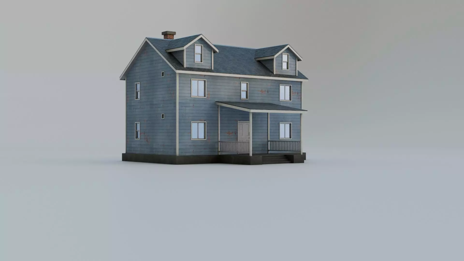 Suburb House Collection 24 high quality town houses 3D model_8
