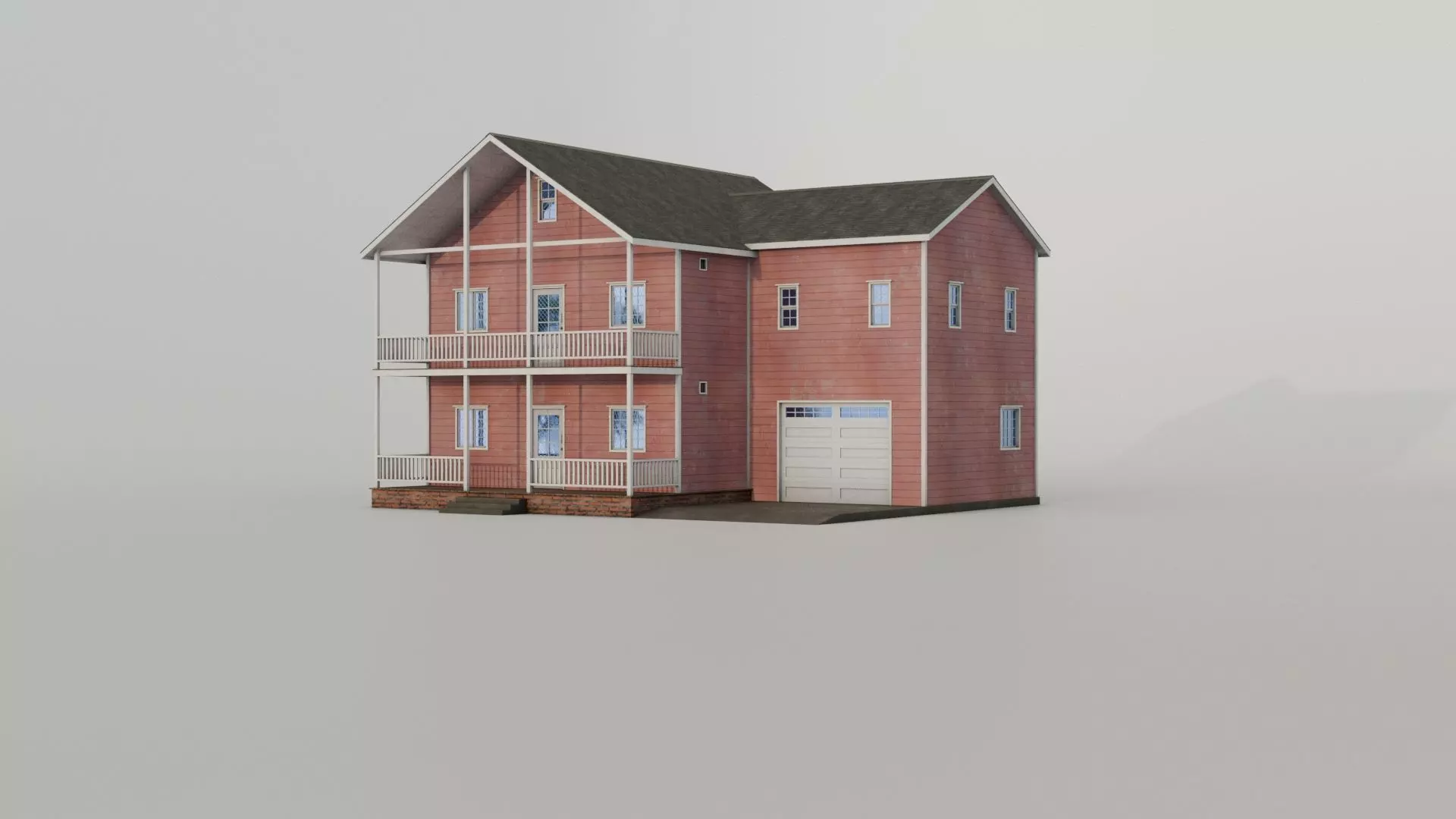 Suburb House Collection 24 high quality town houses 3D model_53