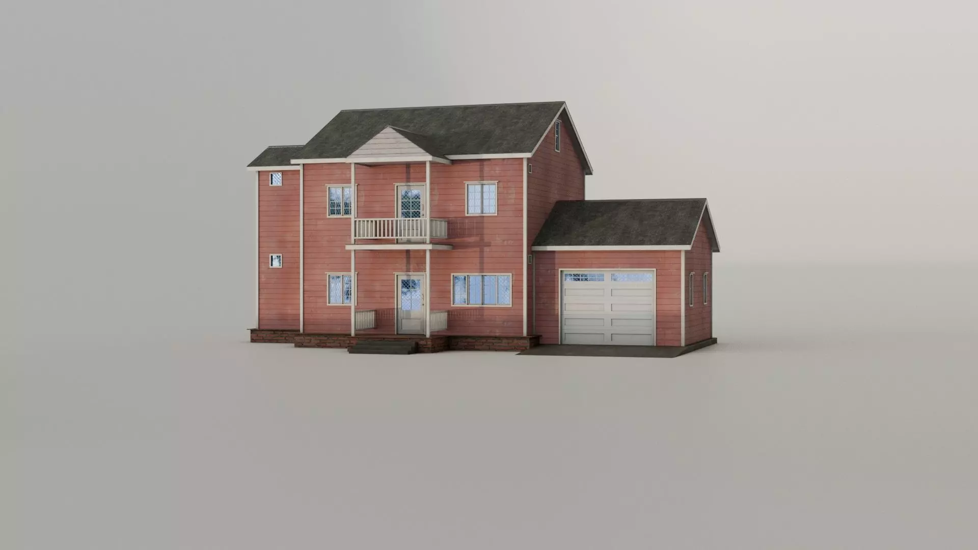 Suburb House Collection 24 high quality town houses 3D model_56