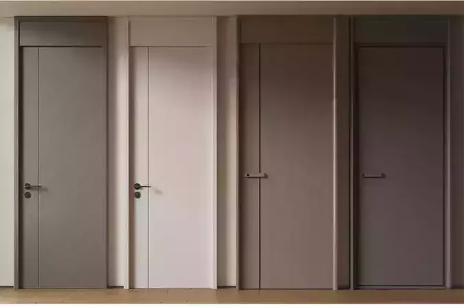 Door Wooden-Door Single-Door Bedroom-Door