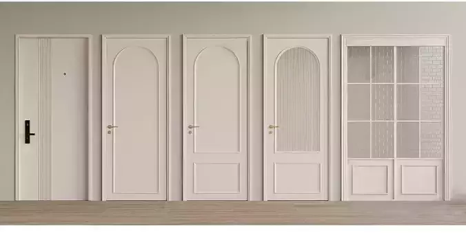 Wooden-door Single-door Bedroom-door Glass-door Bathroom-door