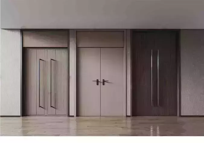 Wooden-door double-door  Password-door entrance-door