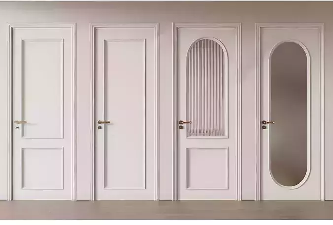 Wooden-door Single-door Bedroom-door Glass-door Bathroom-door