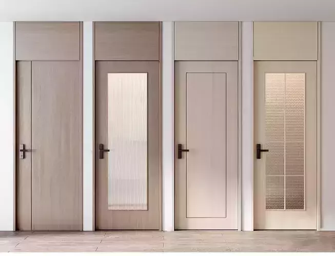 Wooden-door Single-door Bedroom-door Glass-door Bathroom-door