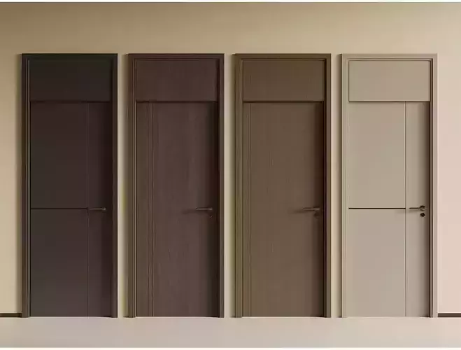 Wooden-door Single-door Bedroom-door