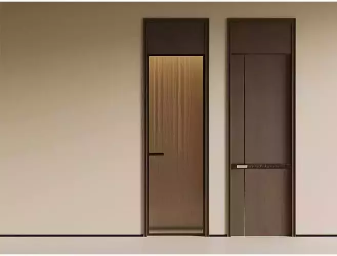 Wooden-door Single-door Bedroom-door glass-door