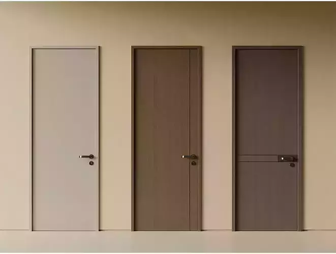 Wooden-door Single-door Bedroom-door