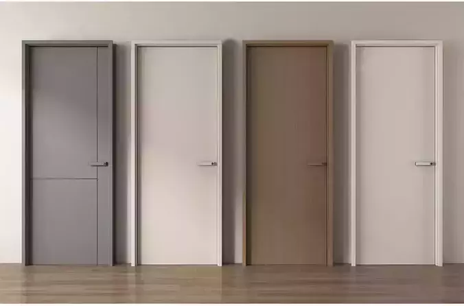 Wooden-door Single-door Bedroom-door