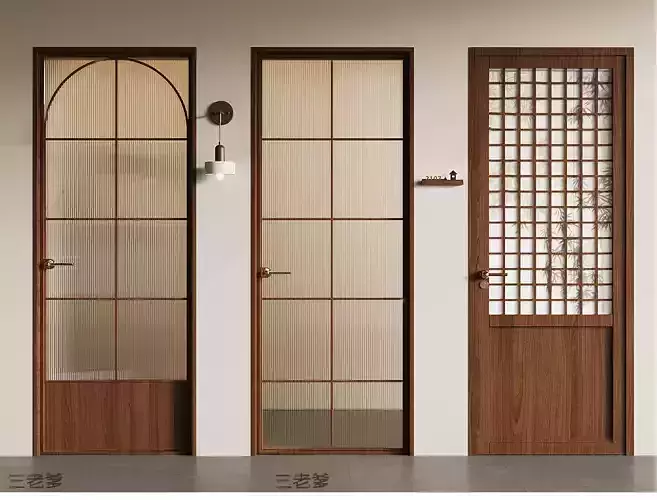 Wooden-door Single-door Bedroom-door Glass-door Bathroom-door