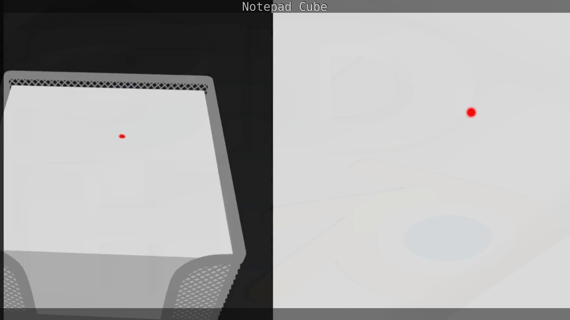 Wire Mesh Notepad Memo Cube 3D model_55