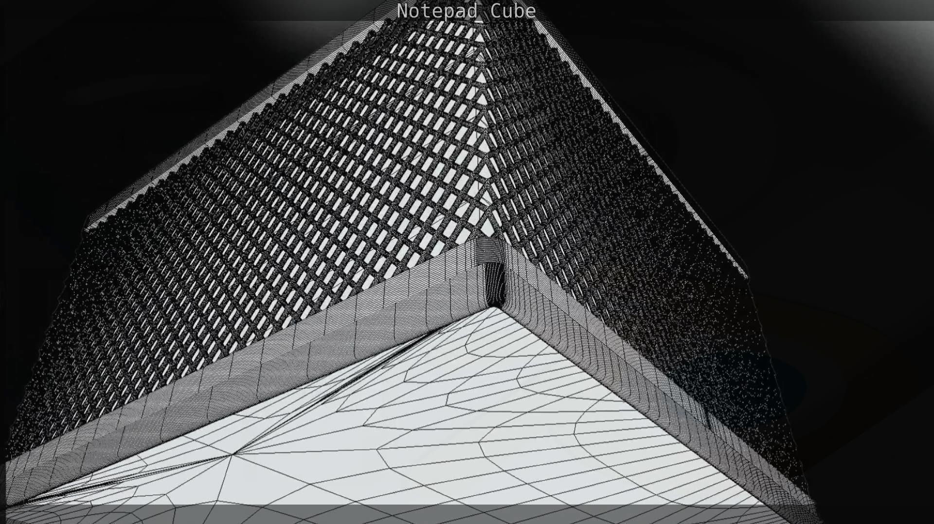 Wire Mesh Notepad Memo Cube 3D model_41