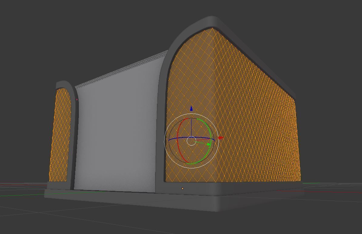 Wire Mesh Notepad Memo Cube 3D model_7