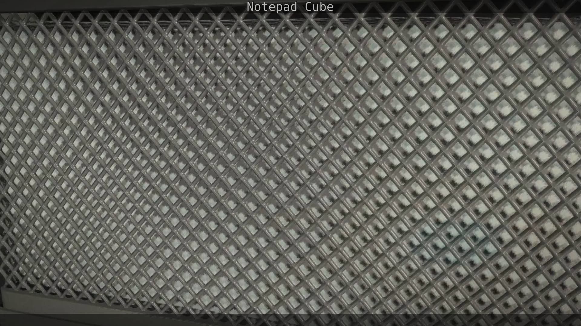 Wire Mesh Notepad Memo Cube 3D model_26