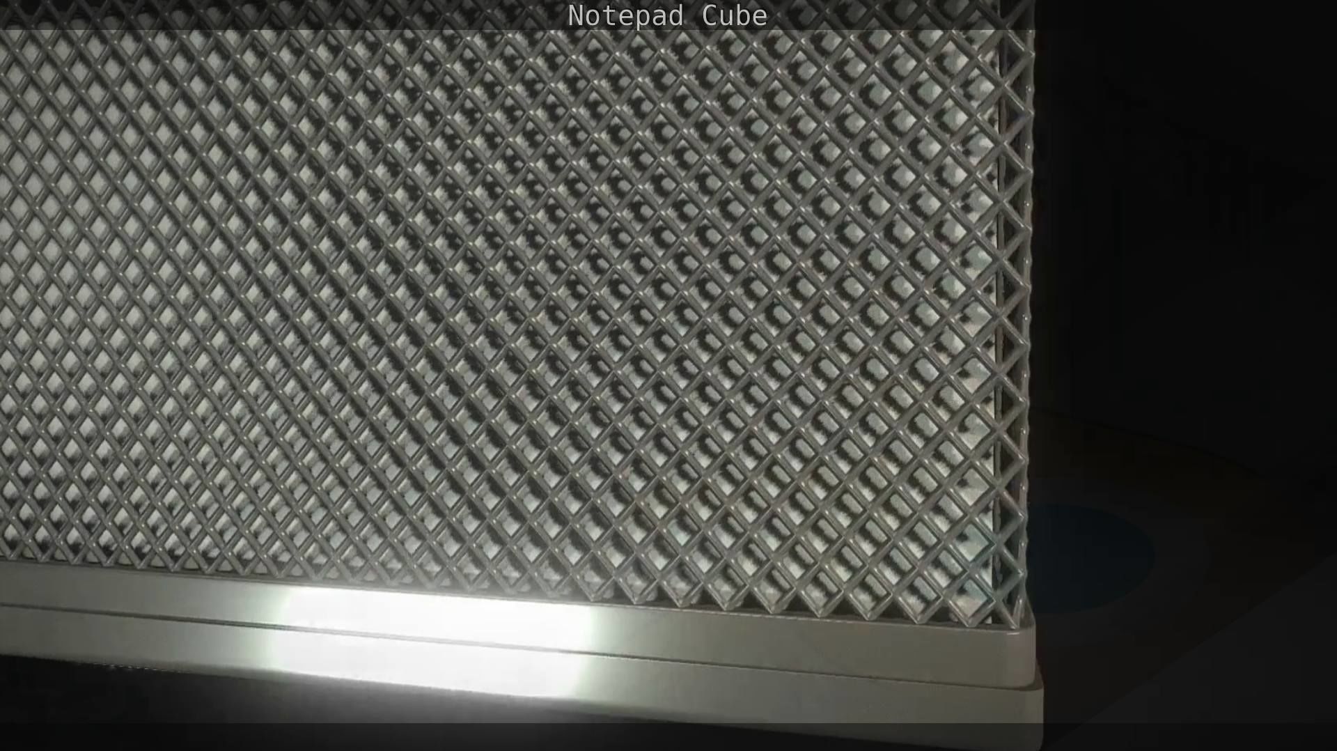 Wire Mesh Notepad Memo Cube 3D model_22