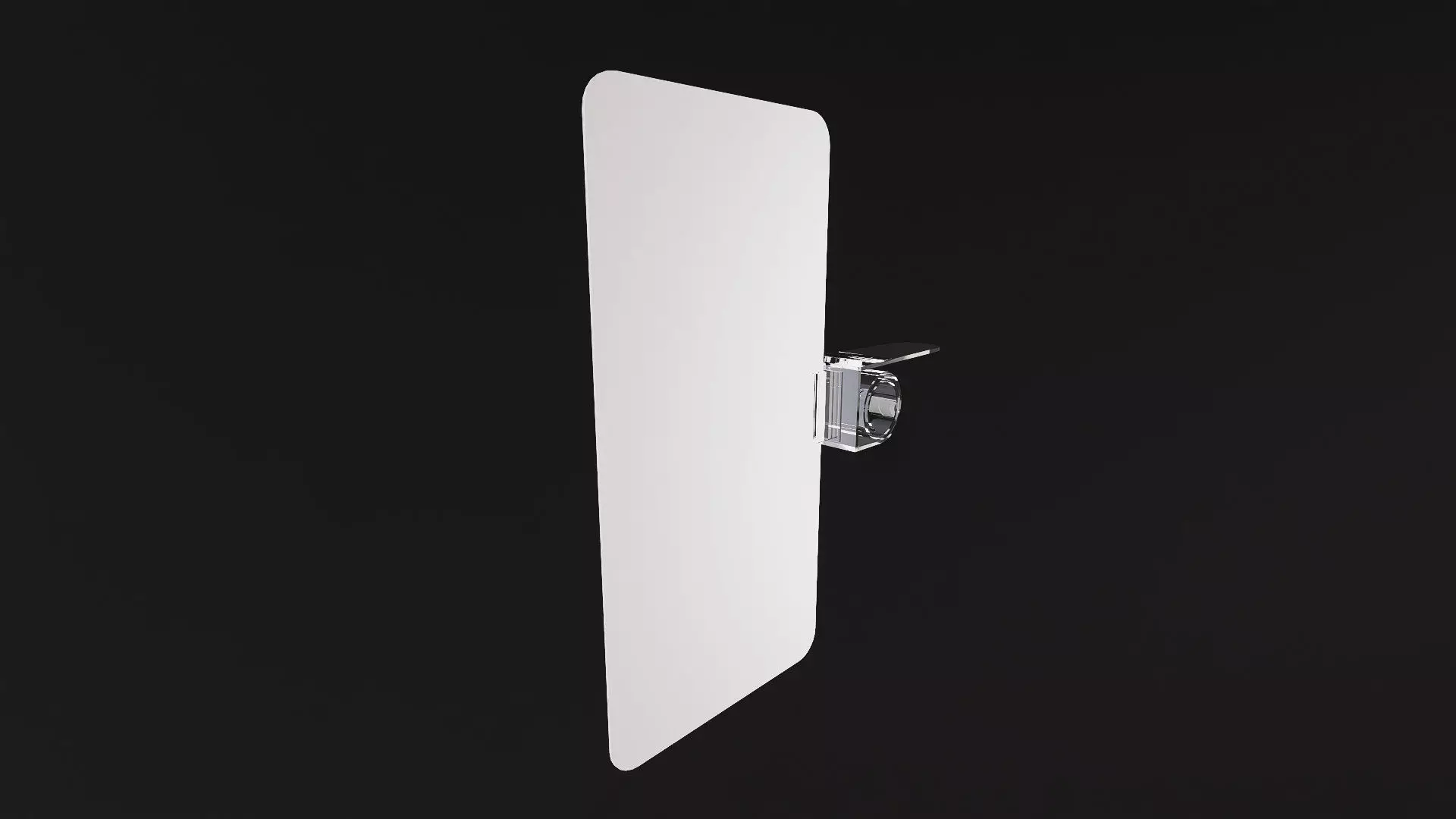 aisle fin with shelf clip 3d model mockup 3D model_1