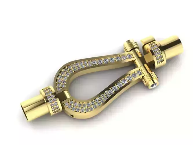 unique bracelet with lock or claps