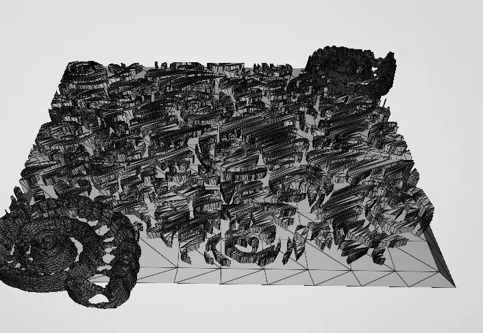 Stylish Leaf Art And Coral mix WALL ART 3D model_6