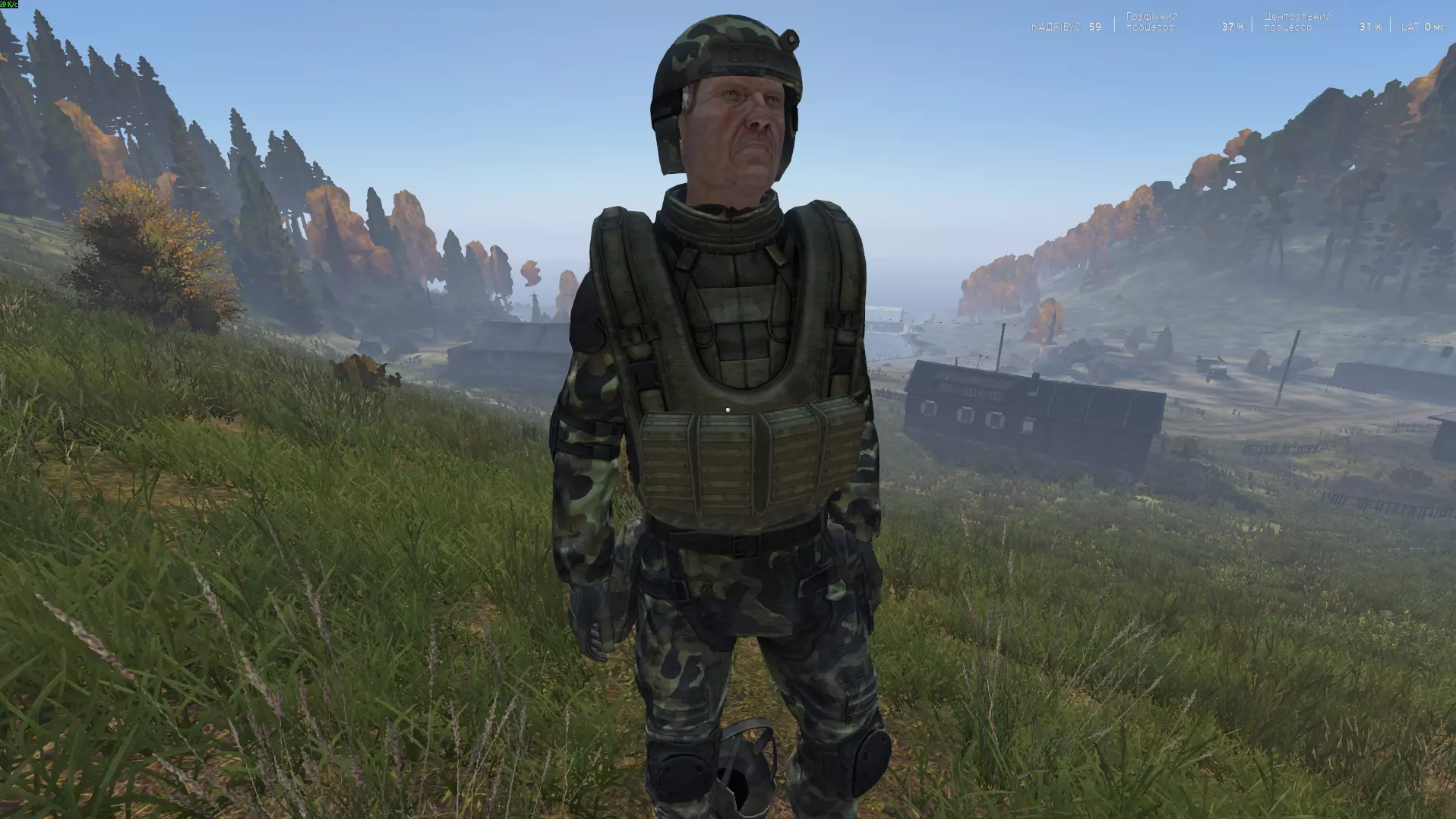 Military stalker like suit for Dayz engine Low-poly 3D model_23