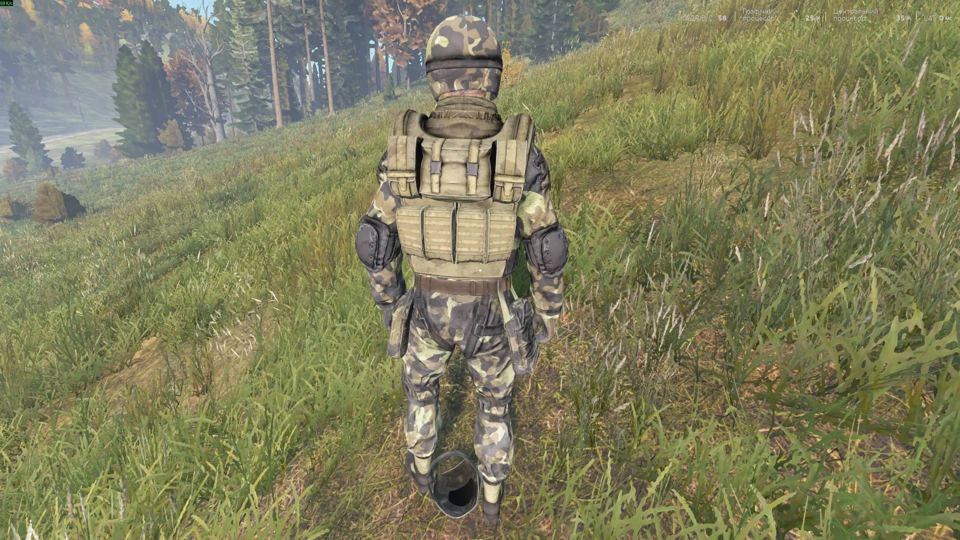 Military stalker like suit for Dayz engine Low-poly 3D model_26