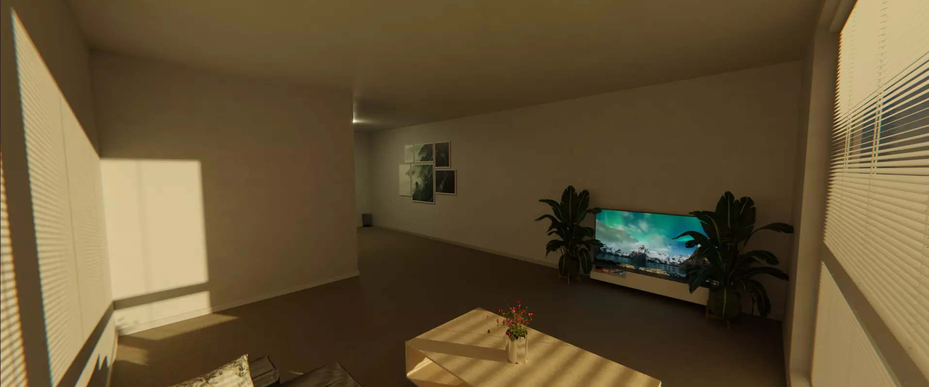 living room 3D model_1