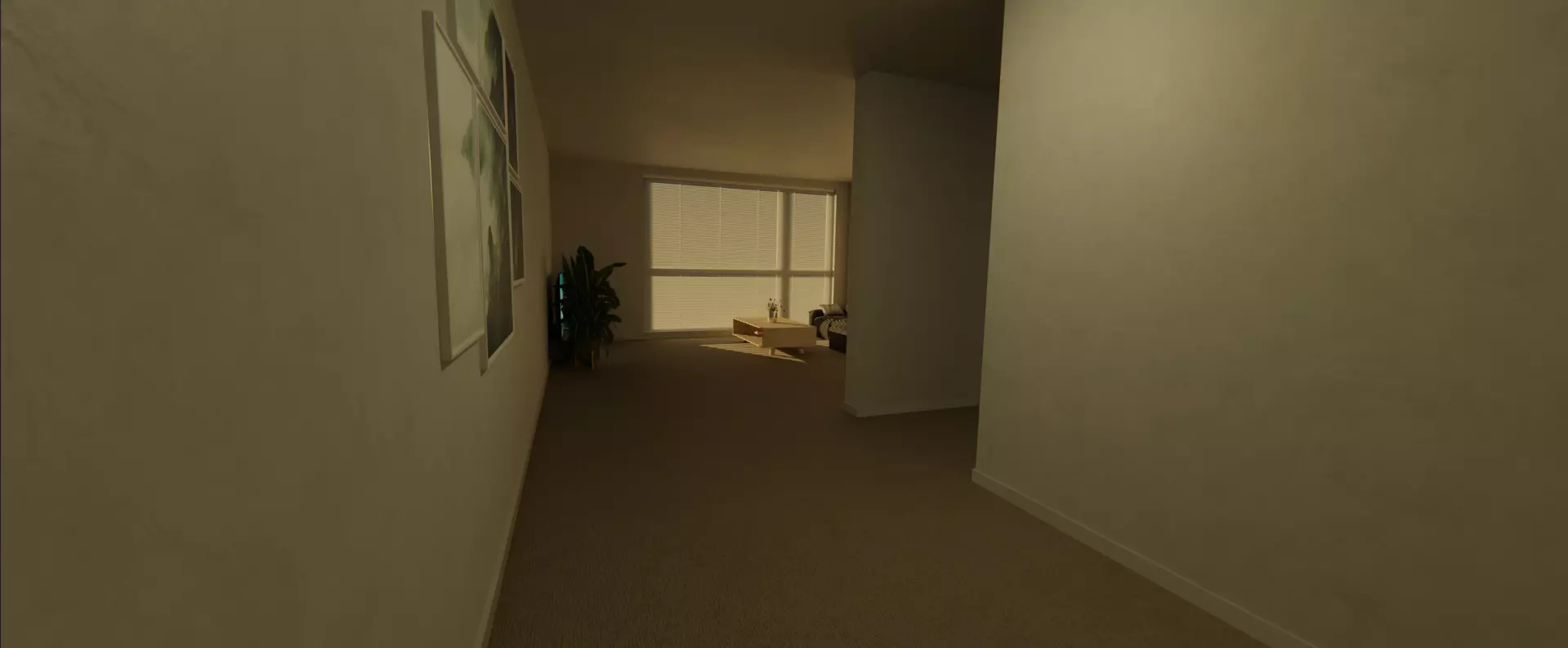 living room 3D model_3