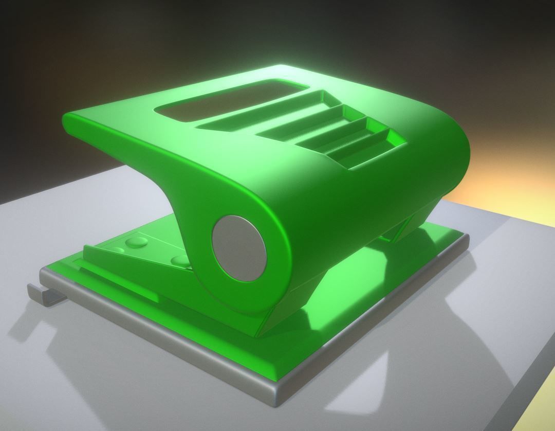 Hole Punch High Poly Version 3D model_12