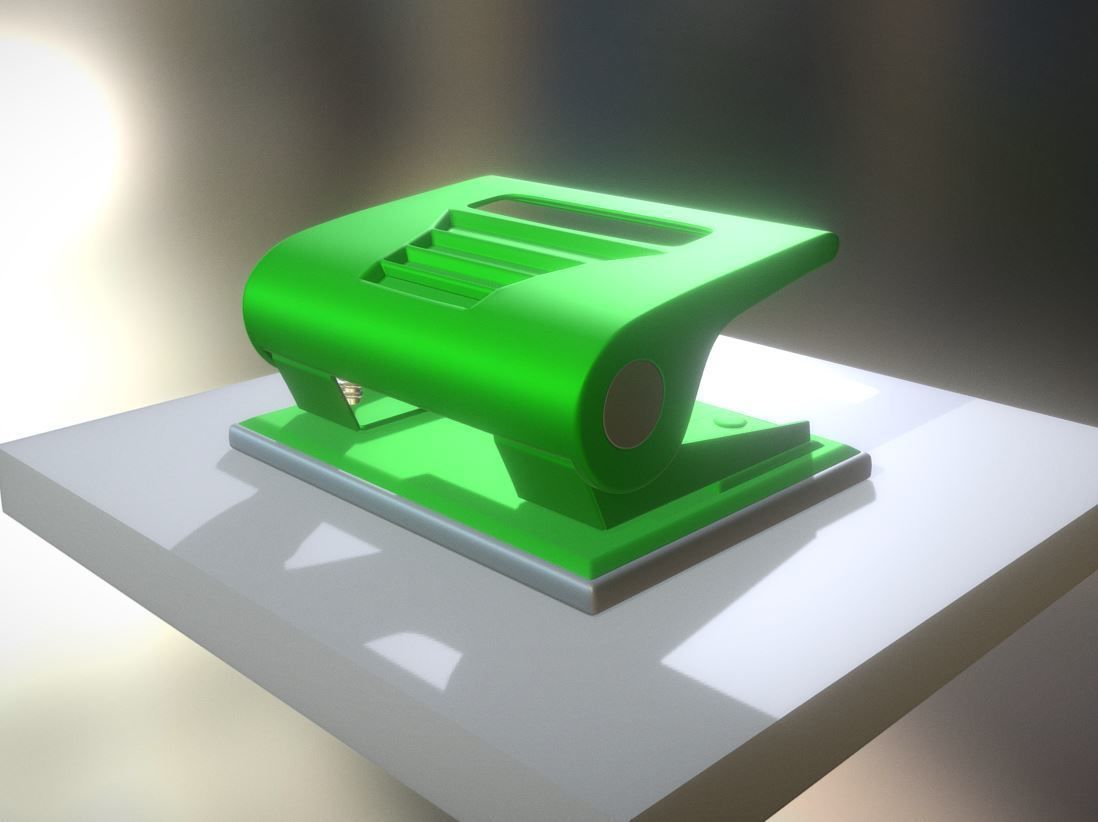Hole Punch High Poly Version 3D model_16