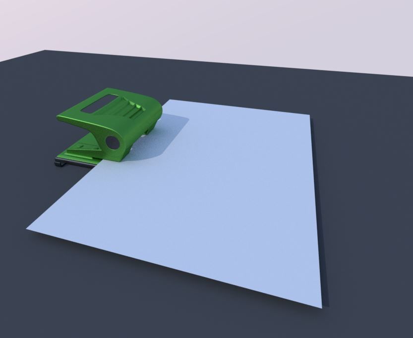 Hole Punch High Poly Version 3D model_4