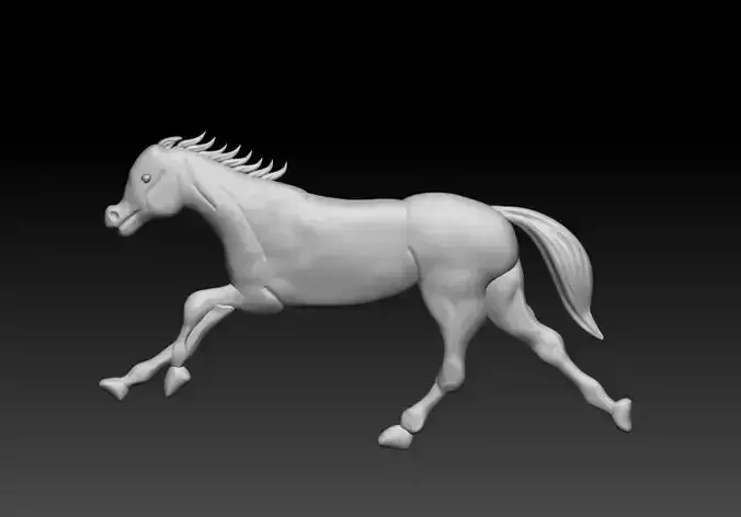 Running Horse 3d printable