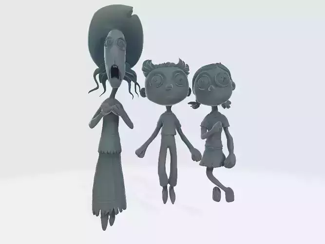 Coraline Ghosts Model 01