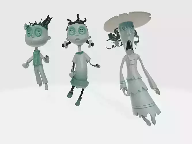 Coraline Ghosts Model 02