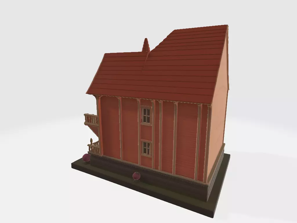 Coraline House Mini Model 01 3D print model_2