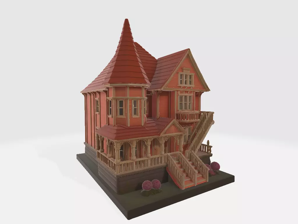 Coraline House Mini Model 01 3D print model_0
