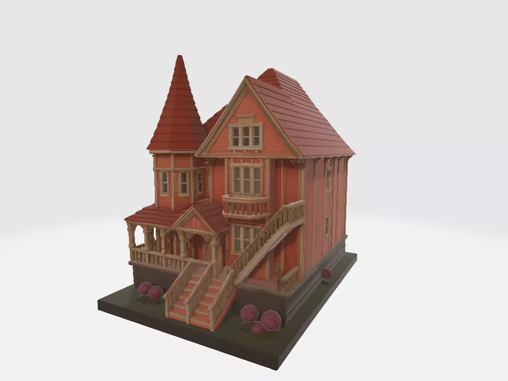 Coraline House Mini Model 01 3D print model_1